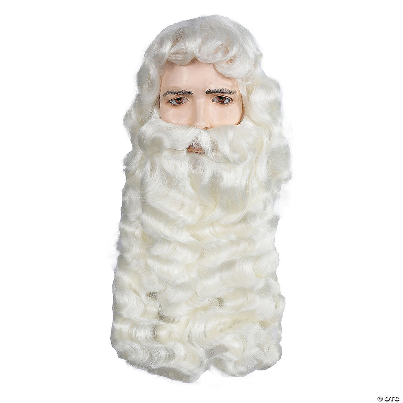 Deluxe Santa Claus Long Beard Set - image 1