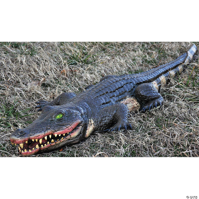 4' Swamp Alligator Halloween Decoration - image 1
