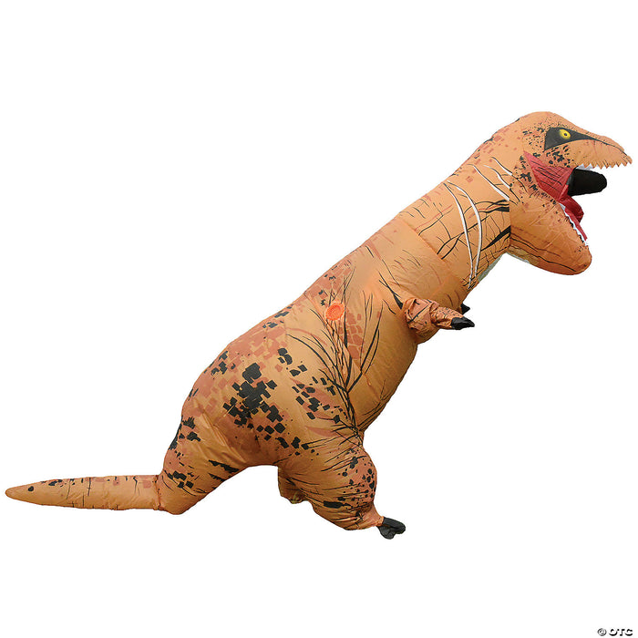 T-Rex Brown Dino Inflate Adult