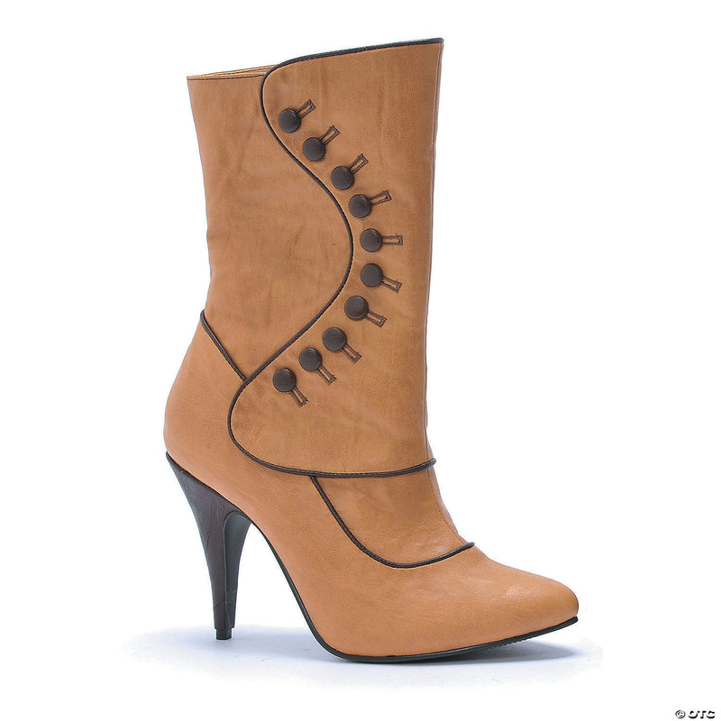 Tan Ruth Victorian Boots - image 1