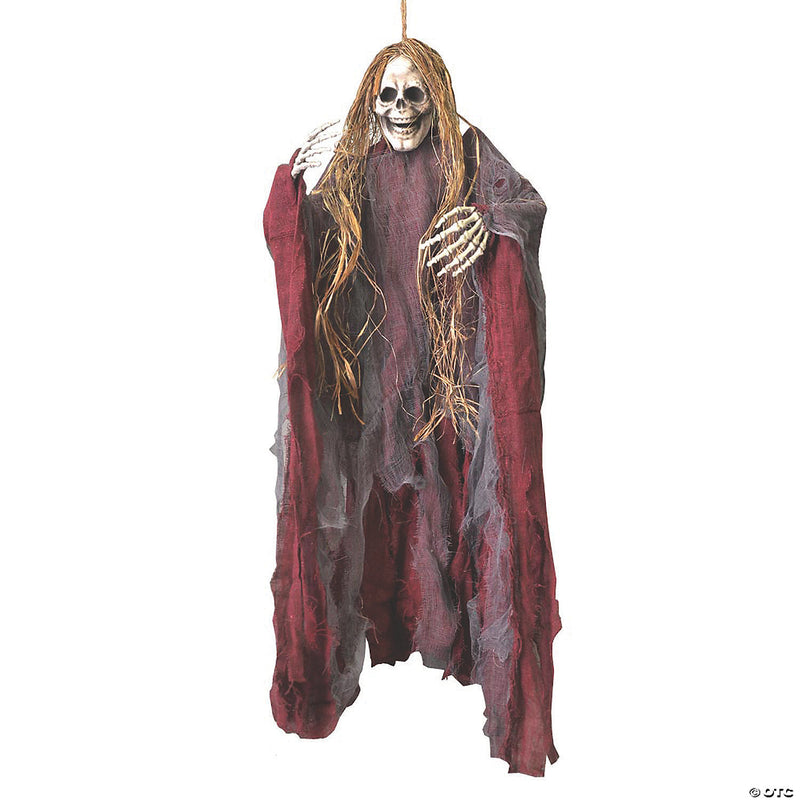 39" Tattered Ghoul with Hair Halloween Decoration - image 1