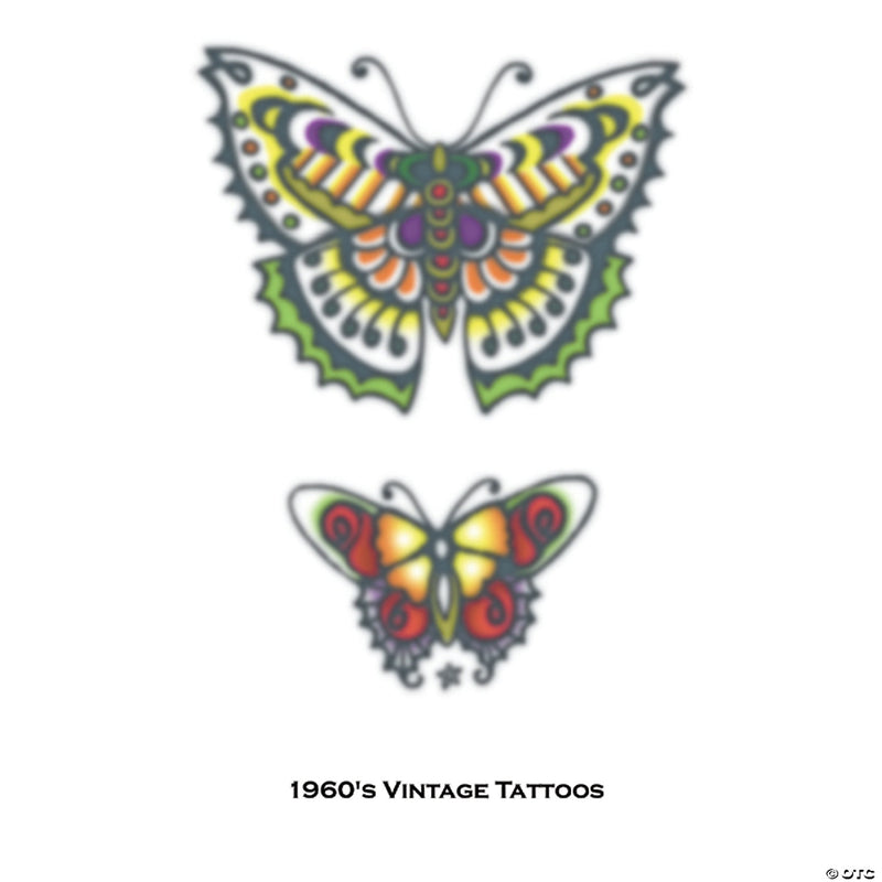 Tattoo Vintage Butterflies - image 1