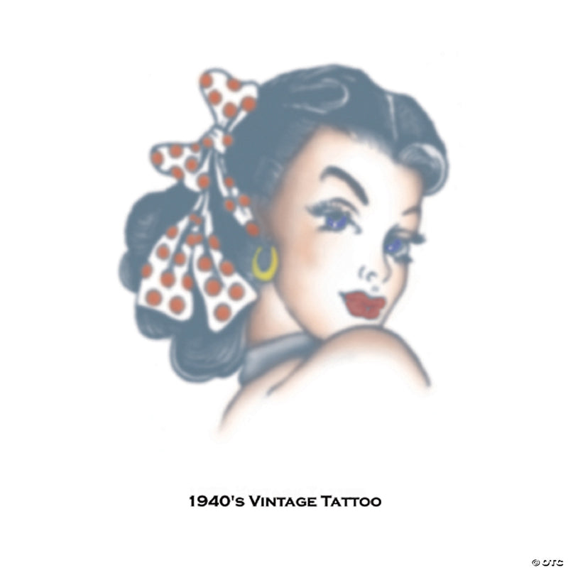 Tattoo Vintage Girl - image 1