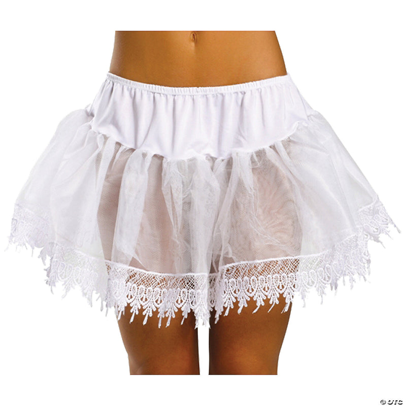 Teardrop Lace Petticoat | Costume-Shop.com - BLACK - image 1