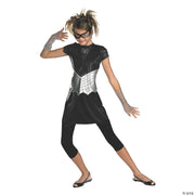 Teen Girl's Black Suited Spider Costume - Large - GIRLS 10-12 - image 1