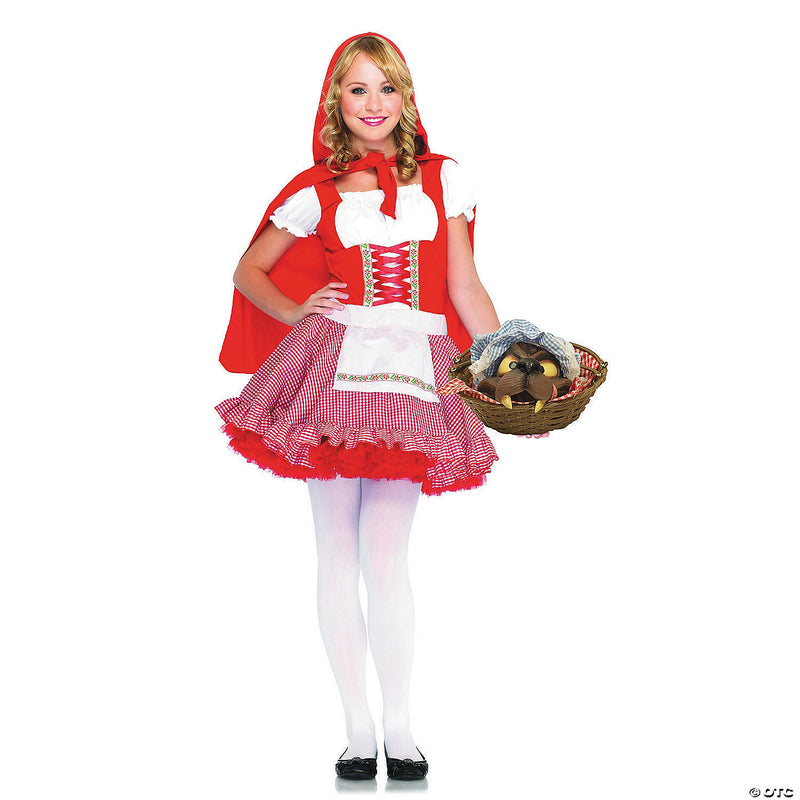 Teen Girl’s Lil’ Miss Red Riding Hood Costume - Medium - image 1