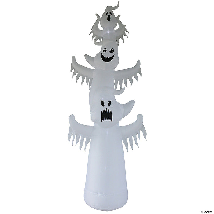 12' Blow Up Inflatable Terrorific Ghosts Trio Outdoor Yard Decoration