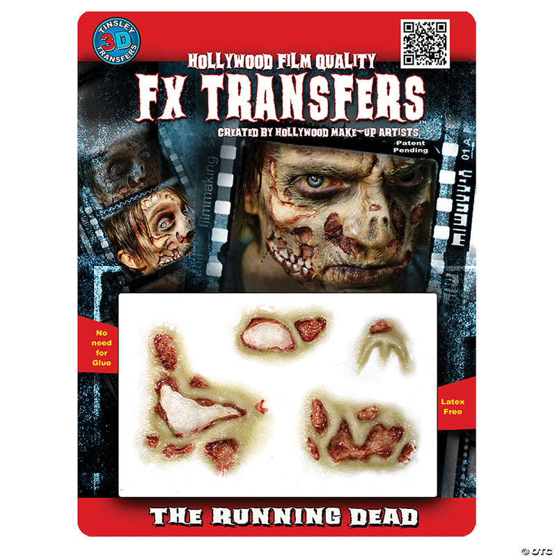 The Runnning Dead 3D Tattoo | Costume-Shop.com - image 1