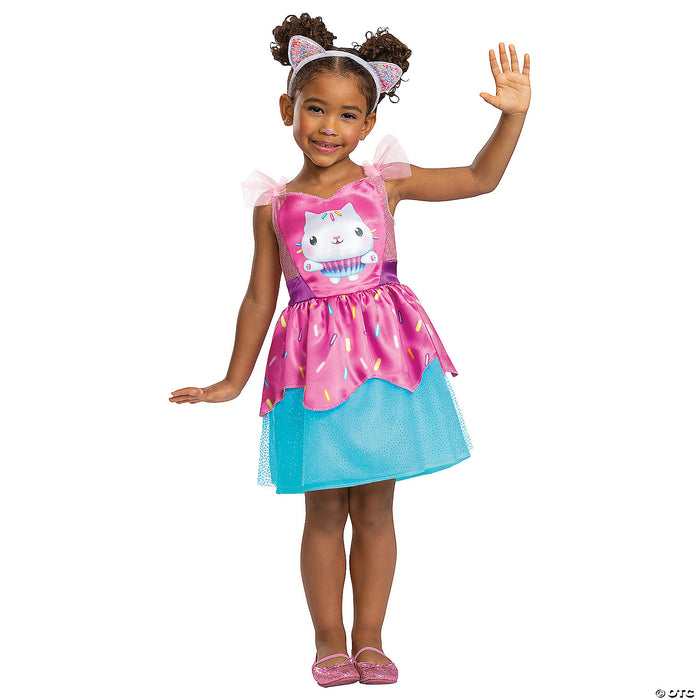 Toddler Classic Gabby's Dollhouse Cakey Cat Costume Large 4-6x