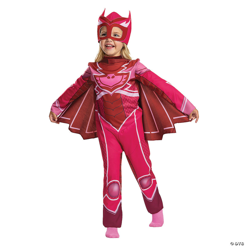 Toddler Classic Megasuit PJ Masks Owlette Costume Large 4-6 - CHILD 4-6X - image 1