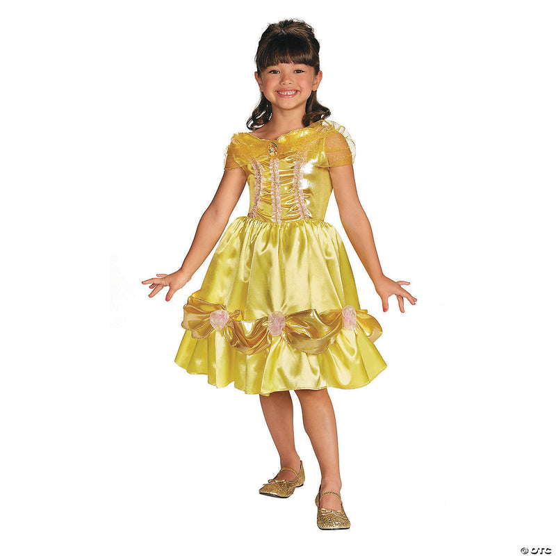 Toddler Girl’s Classic Sparkle Disney Princess Beauty & the Beast™ Belle Costume - 3T-4T - image 1