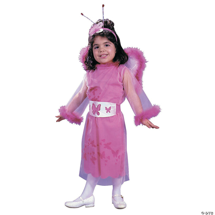 Toddler Girl’s Feathery Butterfly Costume - 3T-4T
