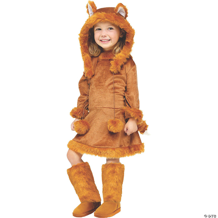 Toddler Girl’s Sweet Fox Costume - 3T-4T