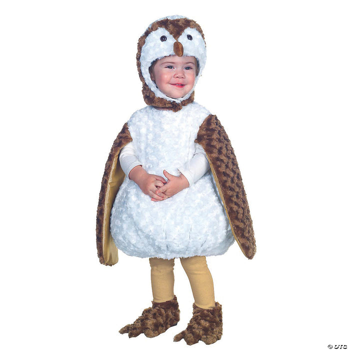 Toddler White Barn Owl Costume - 2T-4T