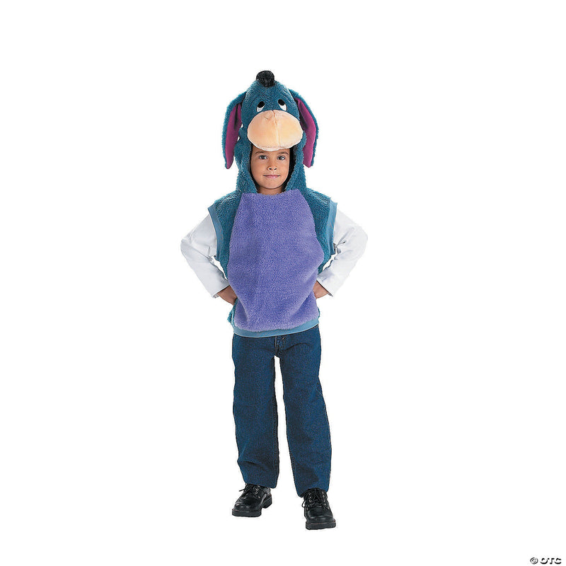 Toddler Eeyore Vest Costume - TODDLER 1T-2T - image 1