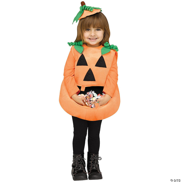 Toddler's Candy Collector Pumpkin Costume