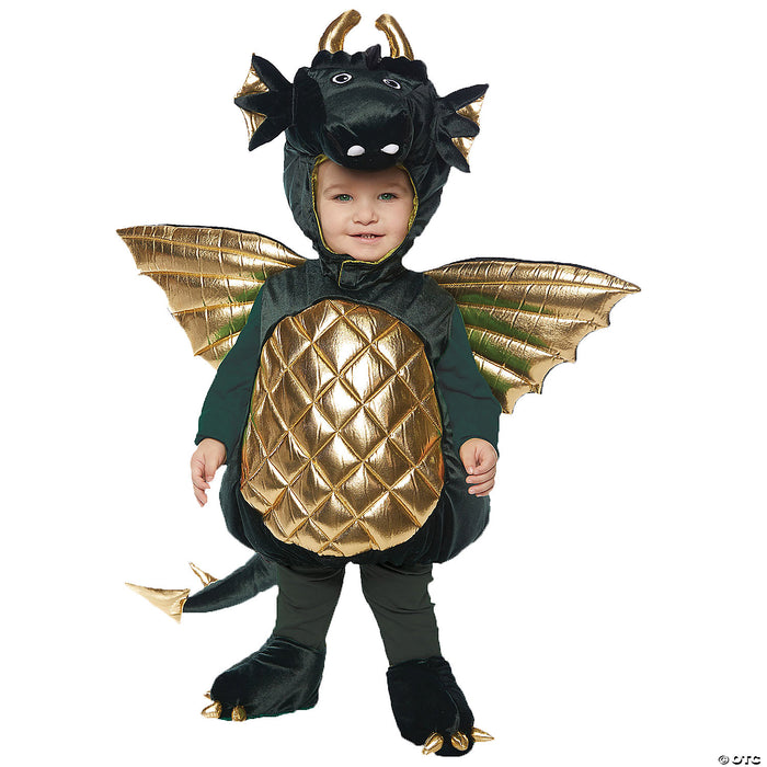 Toddler's Green Dragon Costume