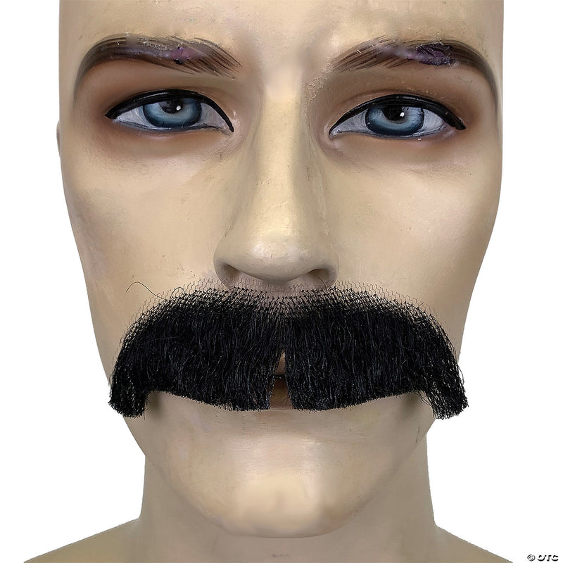 Traveler Mustache Human Hair Black - image 1