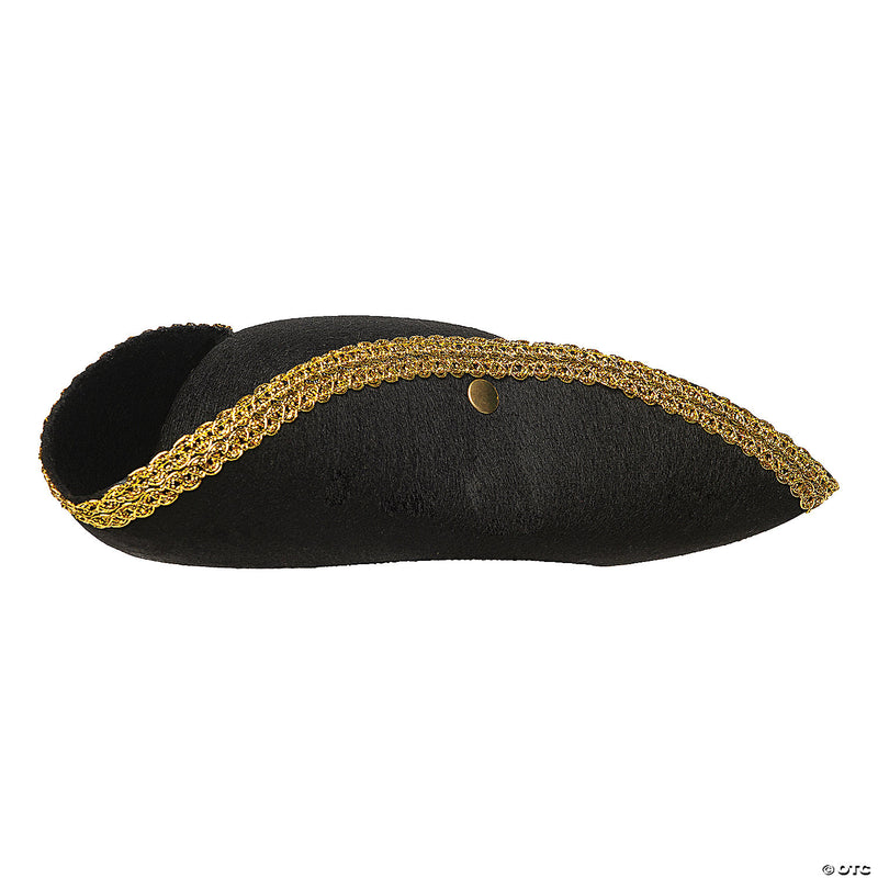 Tri Corner Hat With Gold Trim - image 1