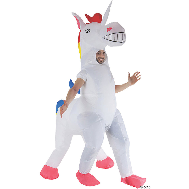 Majestic Unicorn Inflatable | Costume-shop.com - image 1