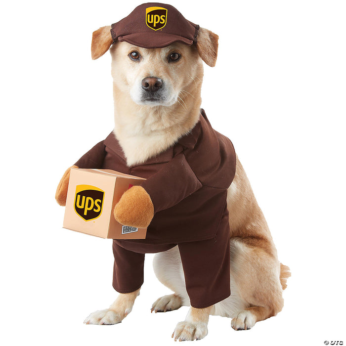 UPS Delivery Pup: Dog Costume 📦🐾