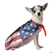 USA Flag Cape Dog Costume Large - LARGE - image 4