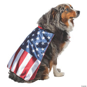 USA Flag Cape Dog Costume Large - LARGE - image 1