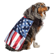 USA Flag Cape Dog Costume Large - LARGE - image 2