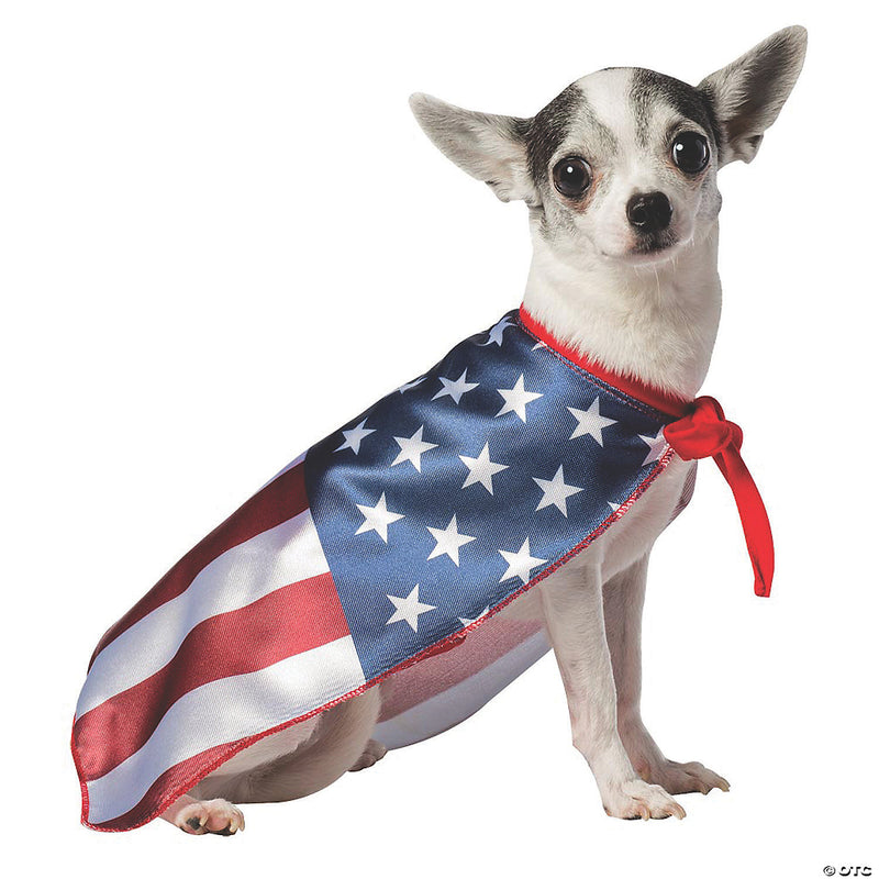 USA Flag Cape Dog Costume Large - LARGE - image 3