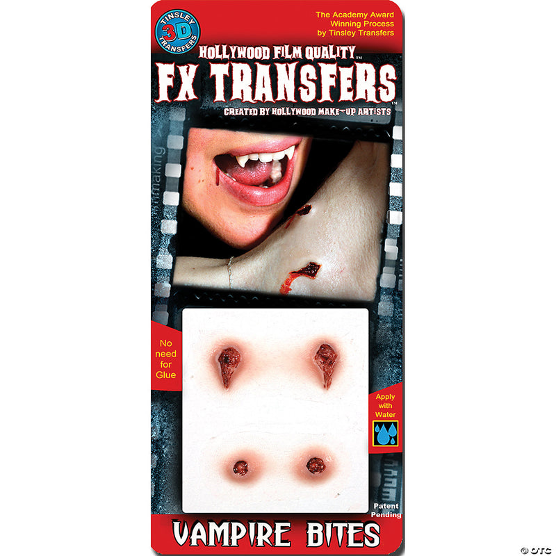 Vampire Bites 3D Tattoos | Costume-shop.com - image 1