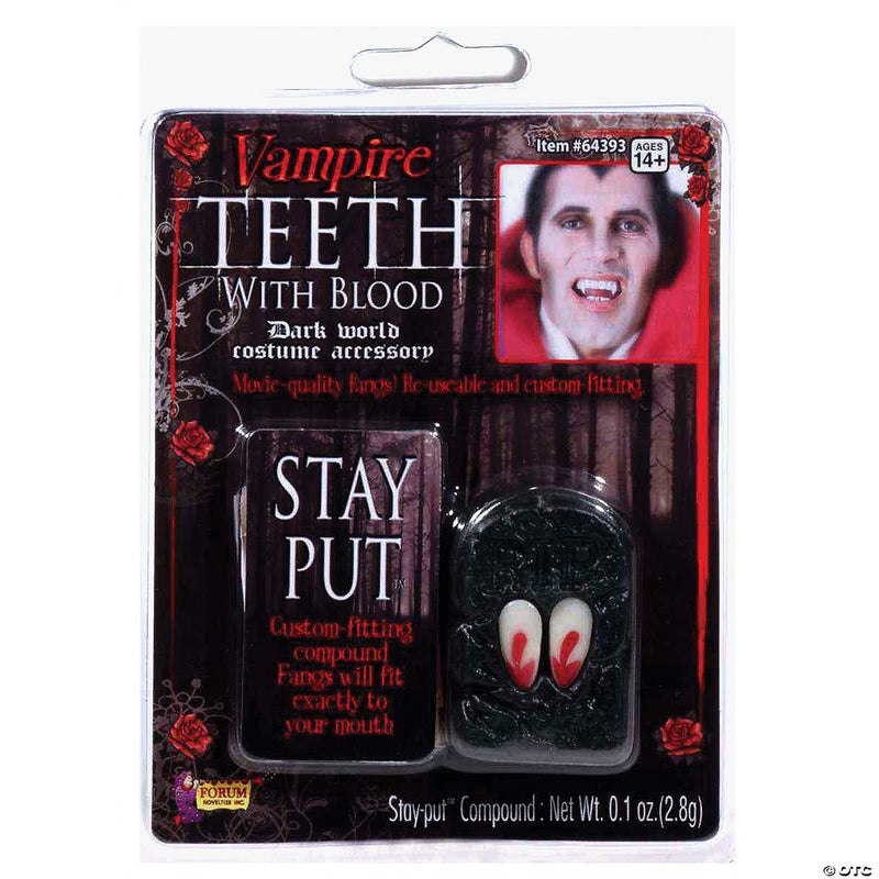 Vampire Fangs With Blood - image 1