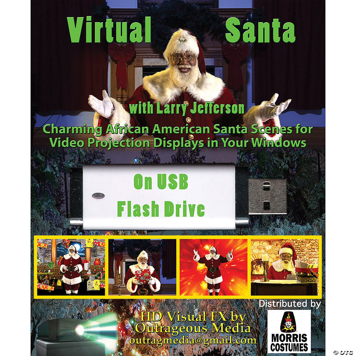Virtual Santa Digital Decor | Costume-shop.com — The Costume Shop