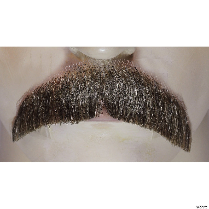 Walrus Mustache - Synthetic Light Brown - BROWN-CARMEL - image 1