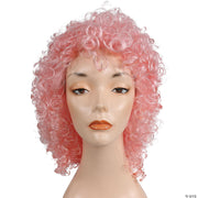 Wavy Disco Clown Wig - HOT PINK - image 2