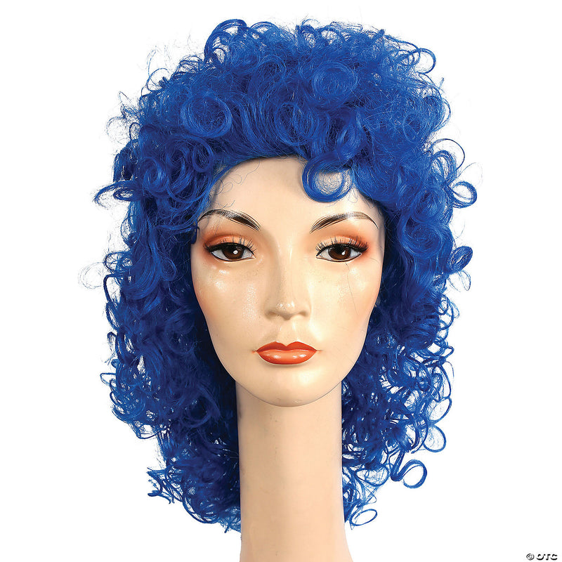 Wavy Disco Clown Wig - HOT PINK - image 3