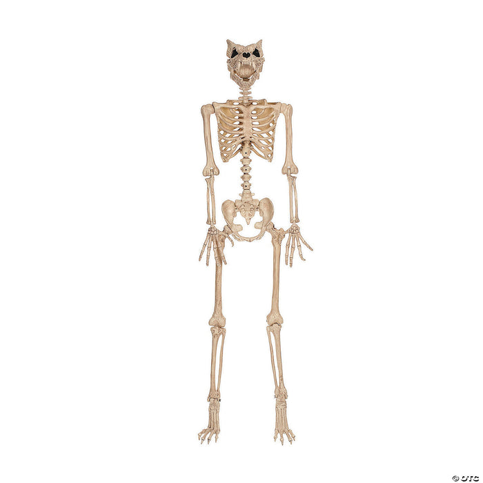 5 Ft. Werewolf Skeleton Halloween Decoration