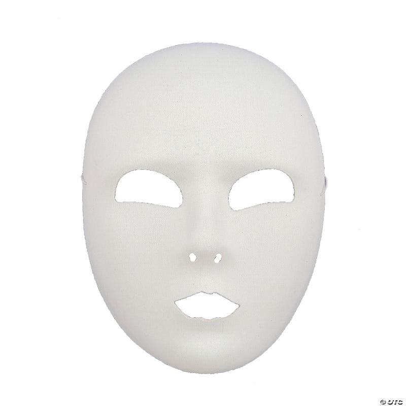 Full Face White Mask | Costume-shop.com - image 1