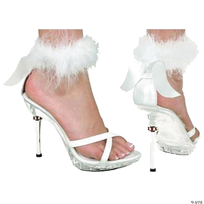 White High Heel Sexy Angel Shoes - Large
