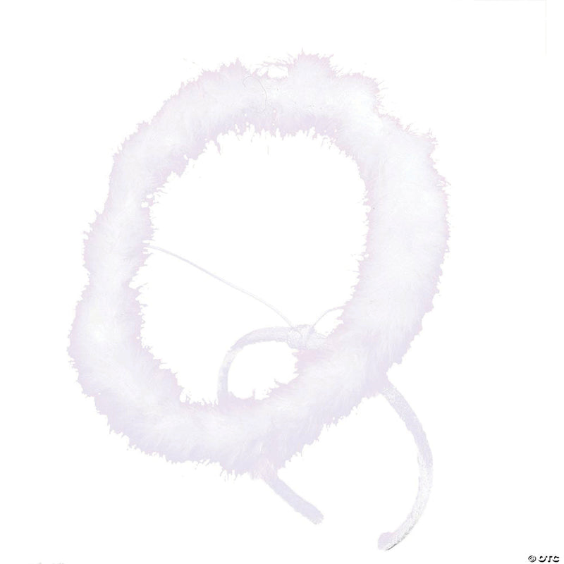 Black Marabou Angel Halo | Costume-Shop.com - BLACK - image 2