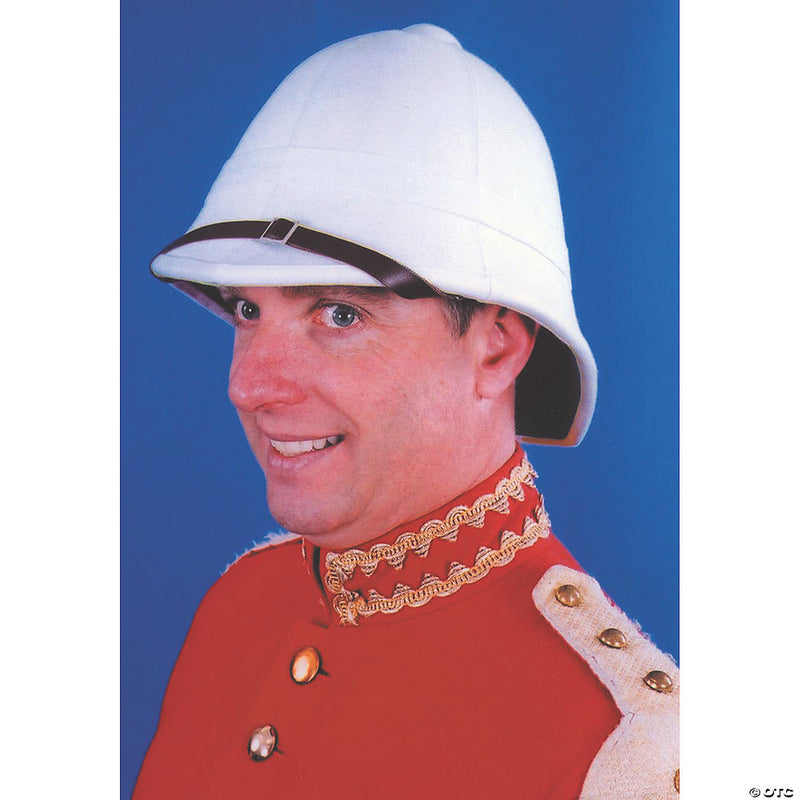White Quality British Pith Hat | Costume-Shop.com - image 1