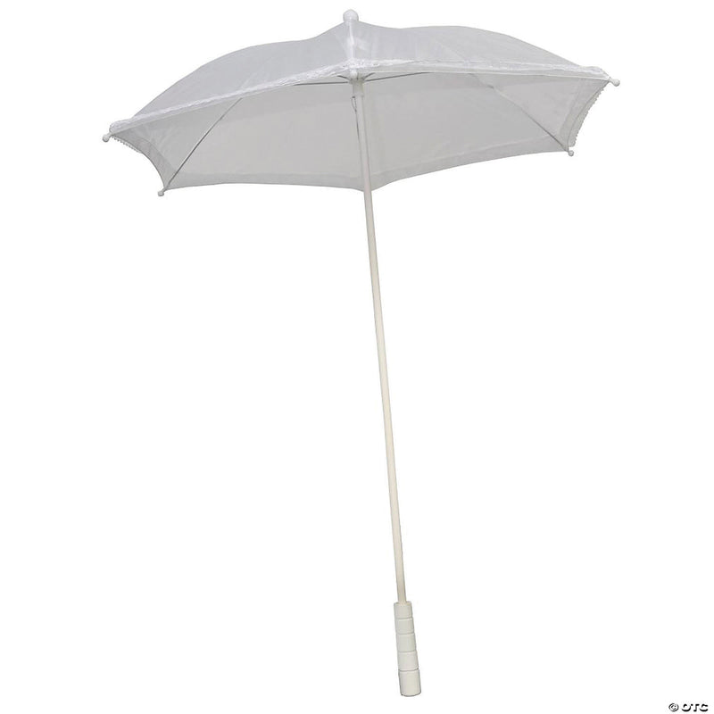 White Ruffle Parasol | Costume-Shop.com - image 1