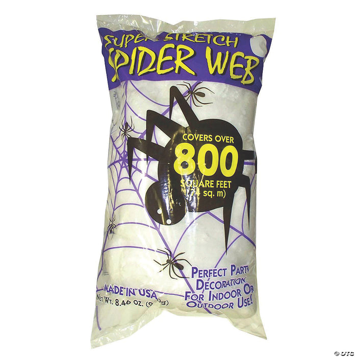 White Spider Web Halloween Décor