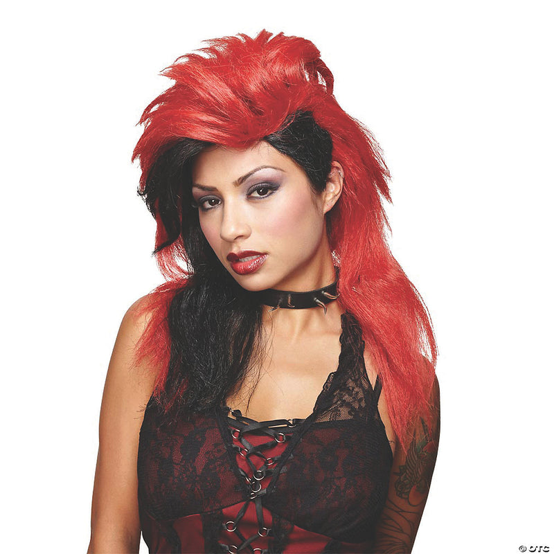 Wicked Desire Red Black Wig - image 1