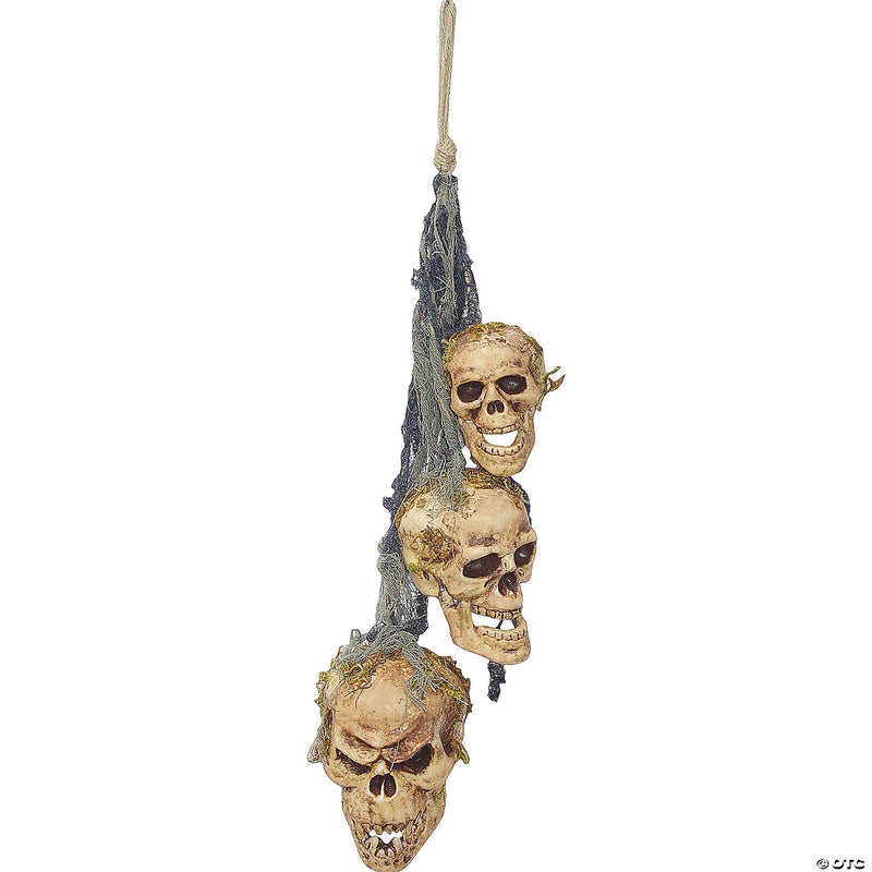 Wind Chime 3 Headed Skull - image 1