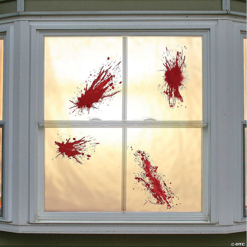 Window Cling Bloody Splats - image 1