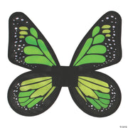 Women's Blue & Teal Satin Butterfly Wings - BLUE - image 2