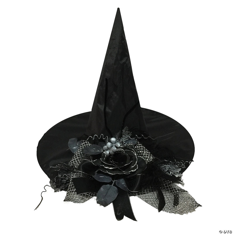 Witch Hat With Flowers | Costume-Shop.com - image 1