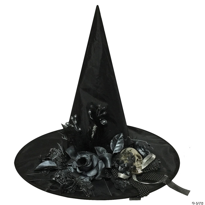 Witch Hat With Skull