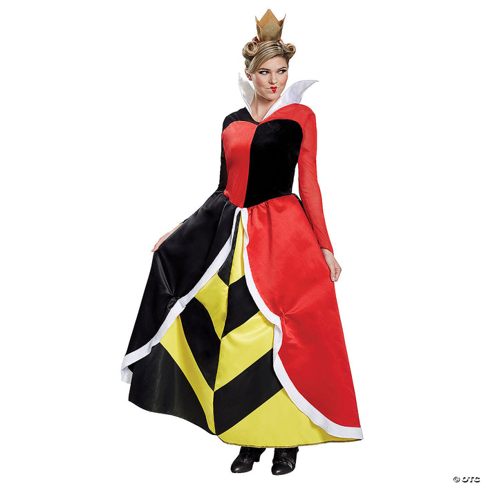 Women's Classic Alice in Wonderland Queen of Hearts Costume Medium 8-10