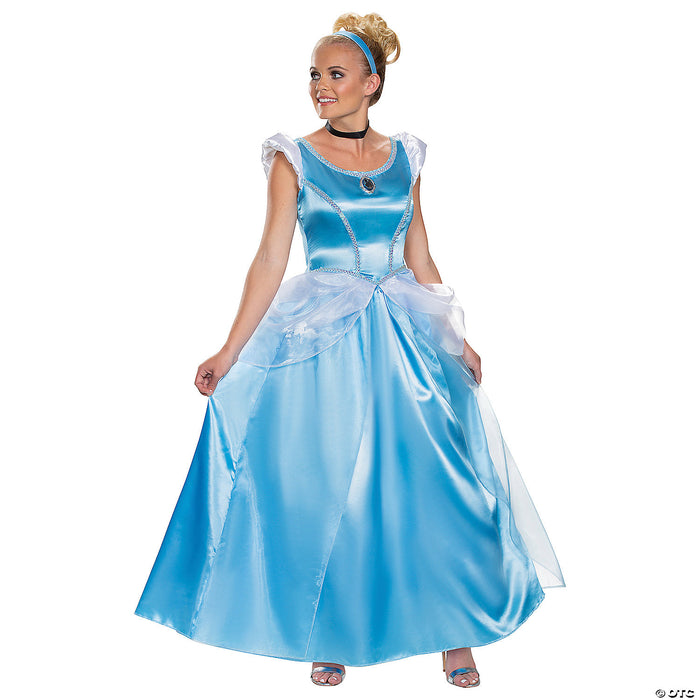Womens Classic Disney Cinderella Deluxe Costume Medium 8-10